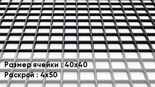 Георешетка 40х40 4х50